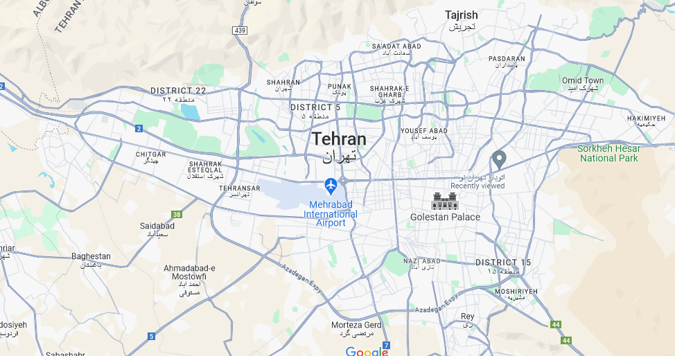 غرب تهران کجاست | آشنایی با غرب تهران 4 نقشه غرب تهران